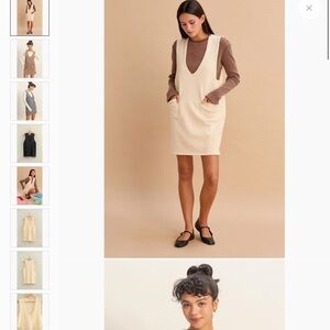 HYFVE Cream Sleeveless Dress